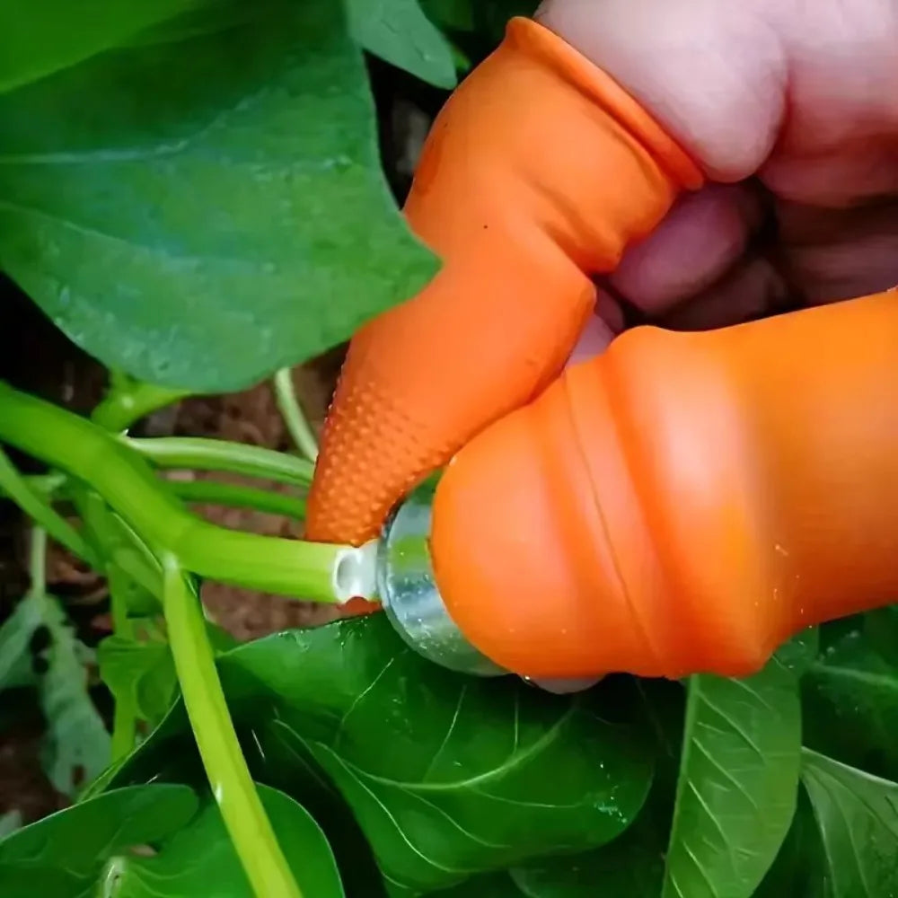 Garden Thumb Knife Stainless Steel – One-Hand Harvesting Tool Garden Harvesting Tool Axl