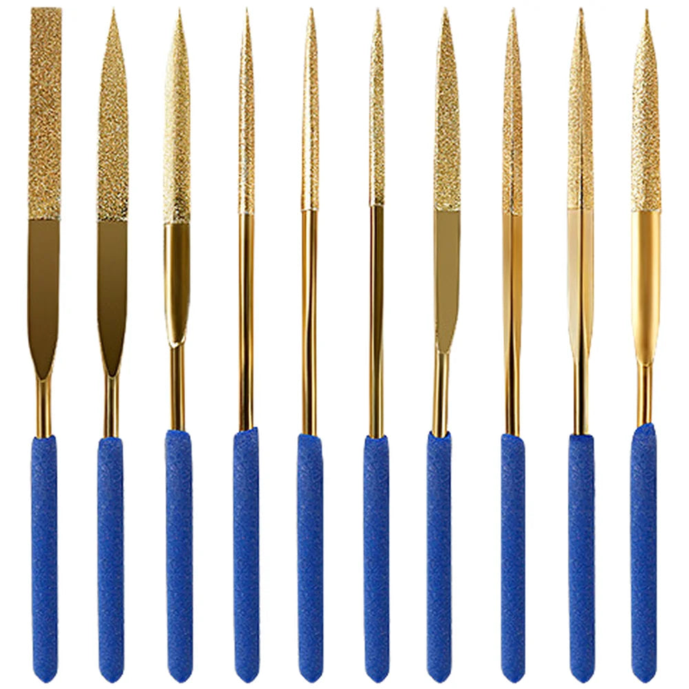 10-Piece Emery Needle File Set – Metal, Wood & Jewelry Files Needle File Set Axl 10pcs China Mainland