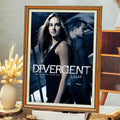 Divergent Movie Poster HD Self-Adhesive Waterproof Wall Art Movie Wall Poster Axl White2 30X40cmNoframe