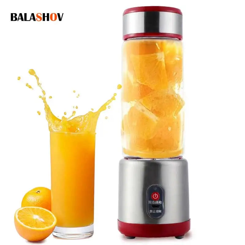 BALASHOV Portable USB Rechargeable Electric Juicer Blender Cup Portable Electric Juicer Axl