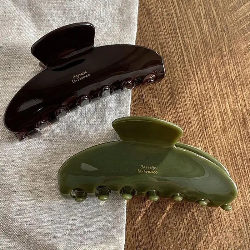 Large Acetate Hair Claw Clip – Retro Korean Shark Clip Hair Claw Clip Axl