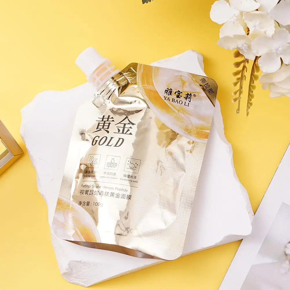 Retinol Gold Peel Mask – Brighten, Firm & Moisturize Skin Peel Face Mask Axl