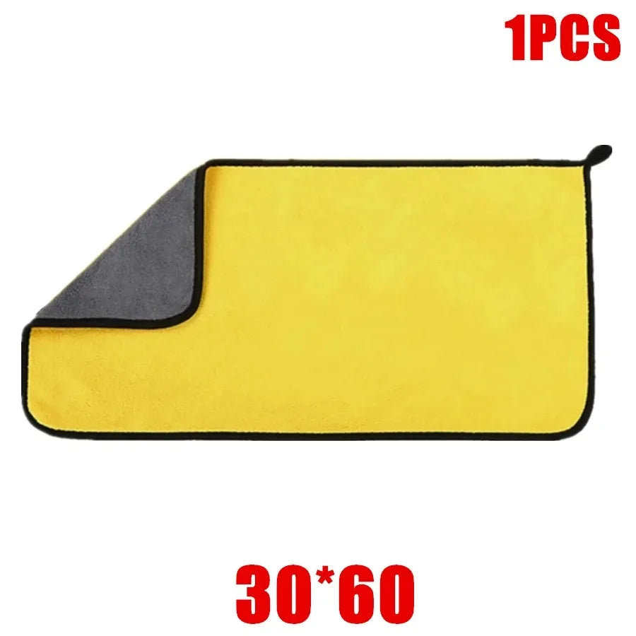 Microfiber Car Cleaning Towels – Soft Drying Cloths 1/2/6 Pcs Microfiber Cleaning Towel Axl 30X60-1pc