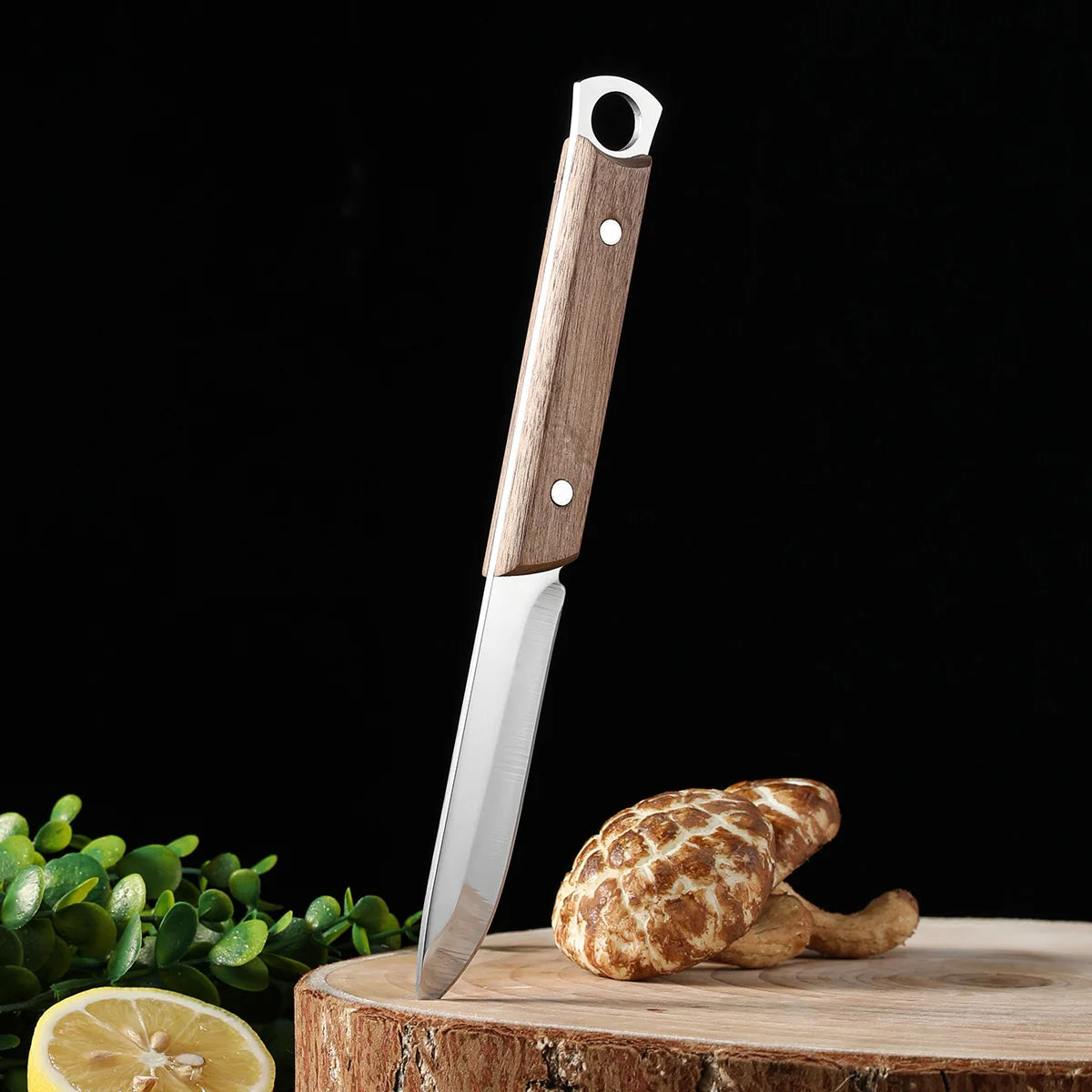 SHENJIU Hand-Forged Boning Knife – Stainless Steel & Wood Handle Boning Kitchen Knife Axl