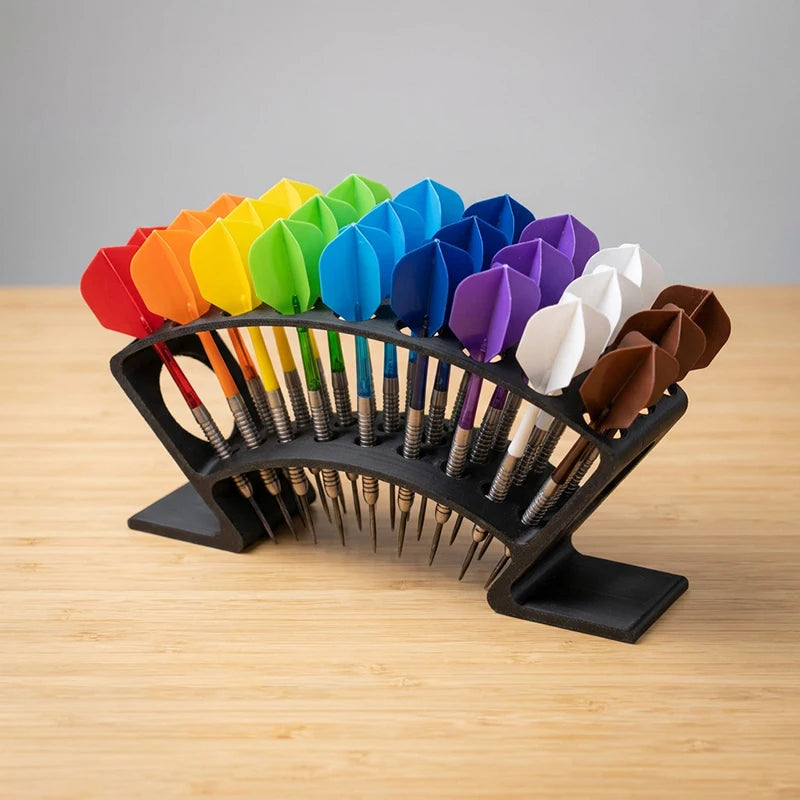 27-Slot Dart Stand – Desk Dart Organizer & Display Rack Dart Storage Rack Axl
