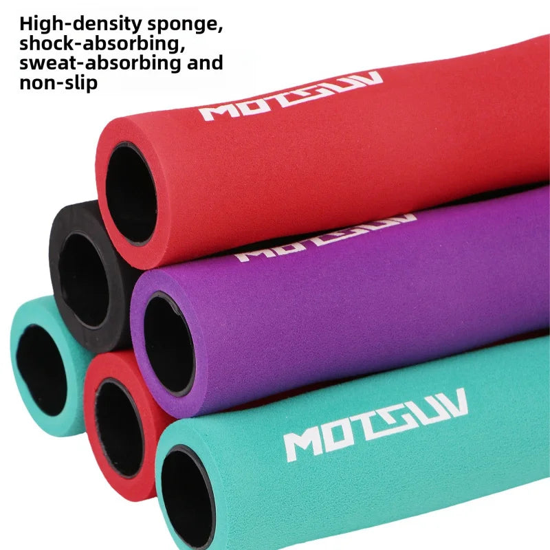 Lock-On Wave Sponge MTB Handlebar Grips – Anti-Slip & Comfort Bike Handlebar Grips Axl