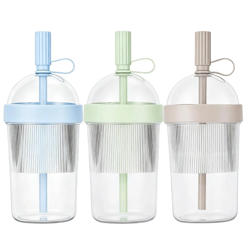 Reusable Coffee Cup with Lid & Straw – Travel & Office Use Reusable Drinking Cup Axl