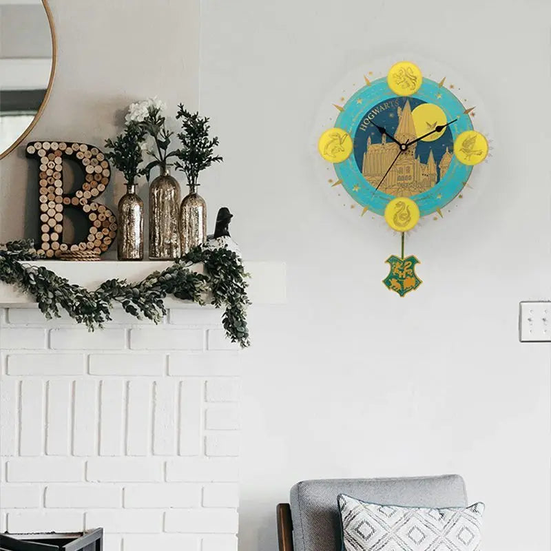 Creative Swing Wall Clock – Silent Quartz Modern Home Décor Decorative Wall Clock Axl