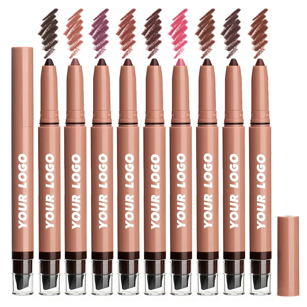 9-Color Waterproof Matte Lip Liner – Vegan Long-Lasting Matte Lip Liner Axl