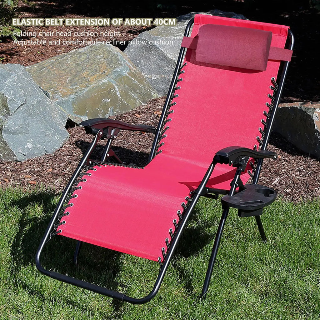 Pool Lounge Chair Headrest Pillow with Adjustable Strap Lounge Chair Pillow Axl