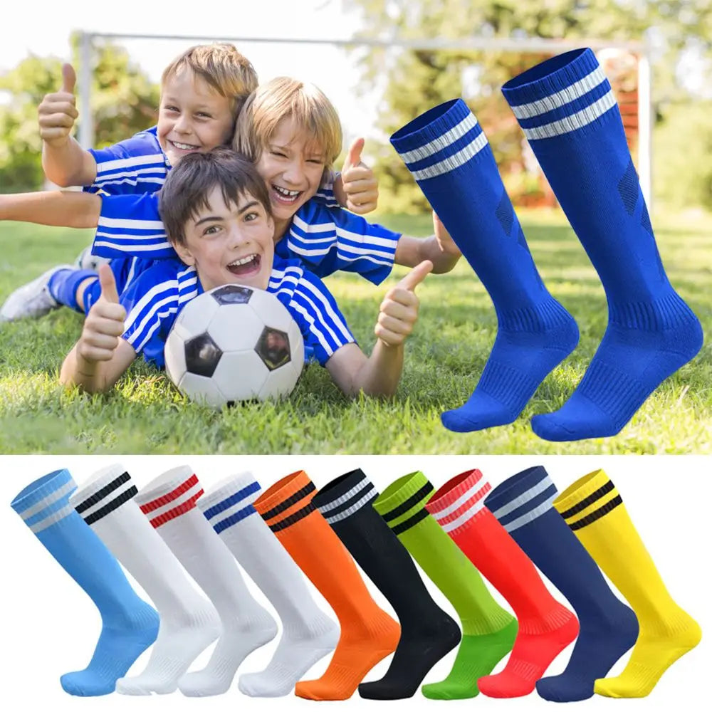 Kids Non-Slip Grip Football Socks – Breathable Sports Socks Kids Football Socks Axl