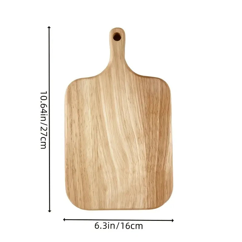 Wooden Cutting Board with Handle – Charcuterie & Cheese Board Wooden Cutting Board Axl Random wood grain A