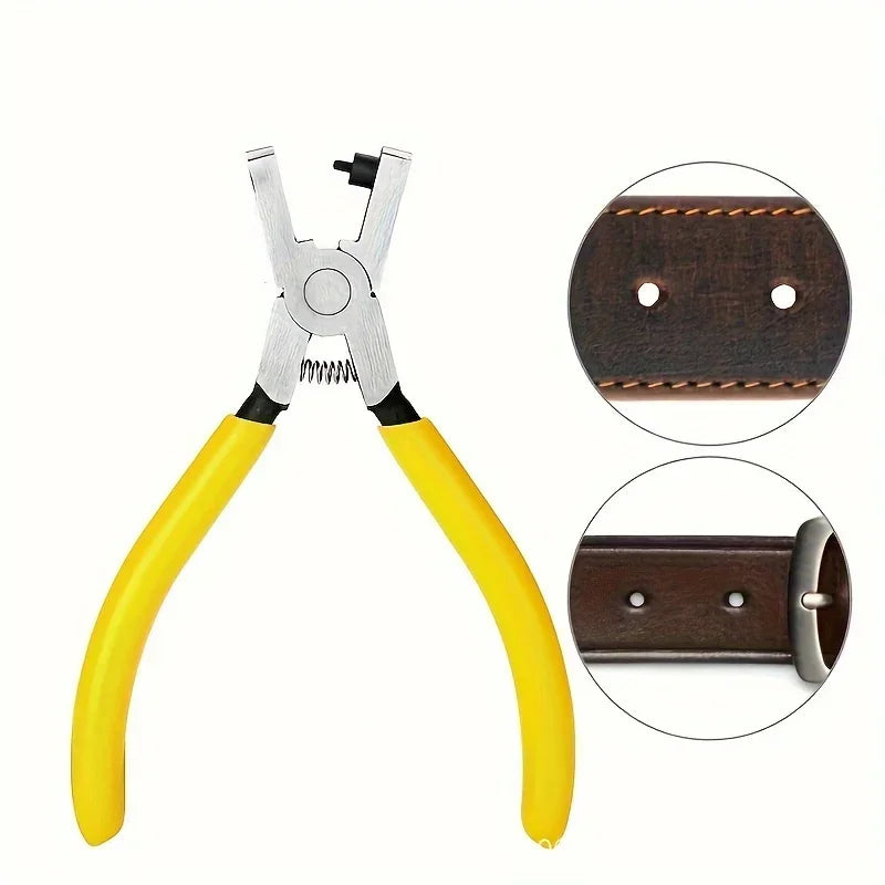 Manual Leather Hole Punch Tool – Ergonomic Belt Punch Leather Punch Tool Axl