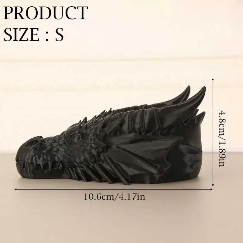 3D Dragon Head Storage Tray – Gothic Jewelry Holder & Decor Decorative Storage Tray Axl