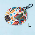 Pet Cowboy Hat with Ear Holes | Sun Hat for Cats & Small Dogs Pet Hat Accessory Axl multicolor L