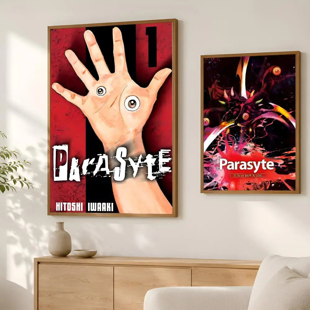 Parasyte Anime Self-Stick Wall Poster – HD Waterproof Art Print Anime Wall Poster Axl