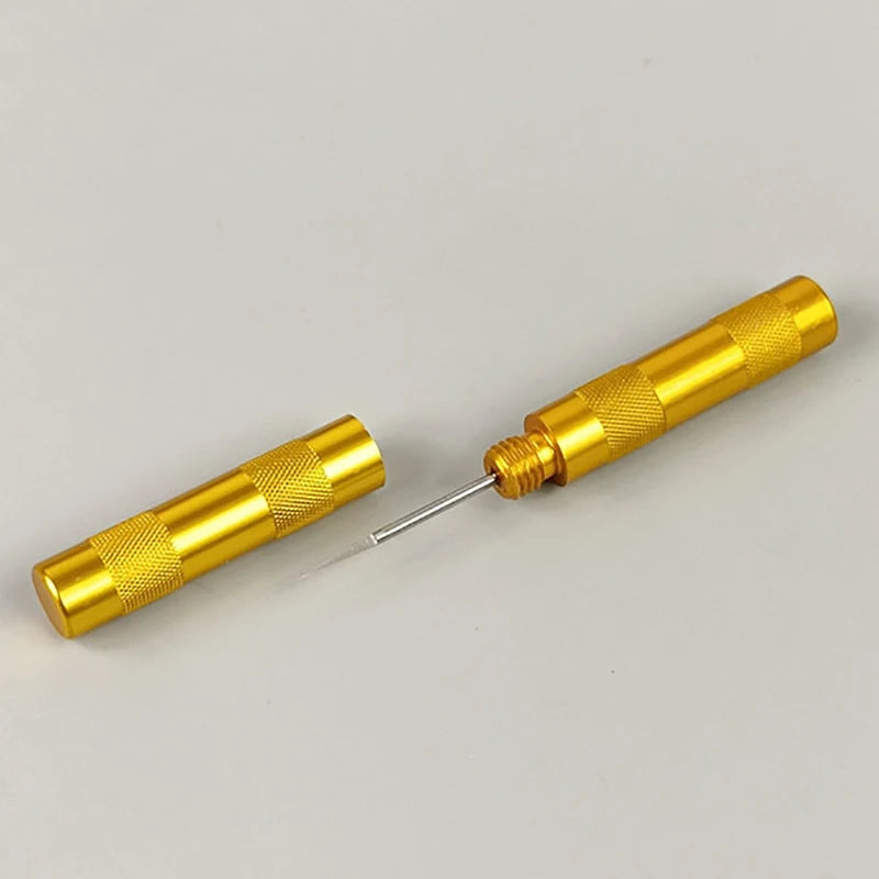 Stainless Steel Nozzle Unclogging Cleaning Needle & Air Pump Tool Nozzle Cleaning Tool Axl