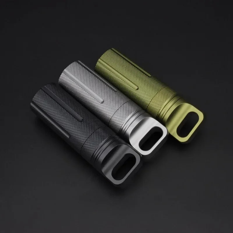 Waterproof Aluminum EDC Pill Canister – Outdoor Seal Bottle EDC Pill Canister Axl