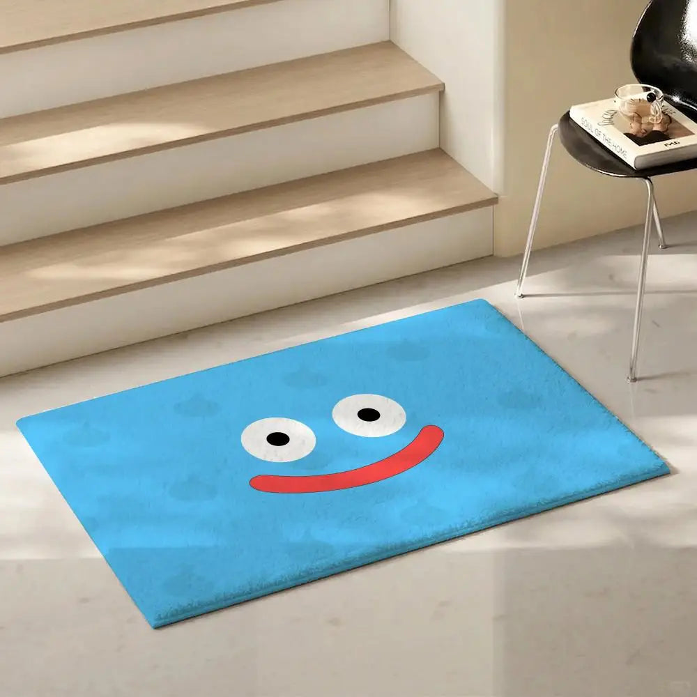 Dragon Quest Flannel Floor Mat – Non-Slip Soft Gaming Rug Gaming Floor Mat Axl