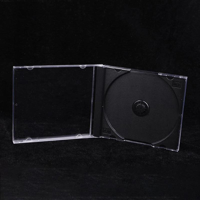 Clear Transparent CD/DVD Cases – Empty PP Plastic, 1–2 Discs CD DVD Case Axl A4