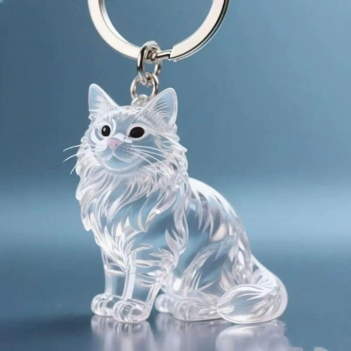 Pet Hair Keepsake Keychain – Cat Hair Collector Pendant Pet Keepsake Keychain Axl