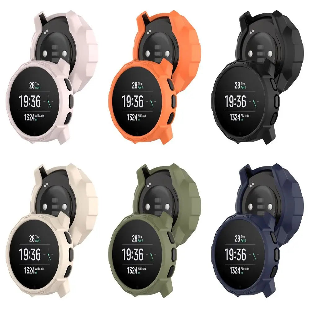 TPU Bezel Case & Screen Protector for Suunto 9 Peak Pro Watch Bezel Case Axl
