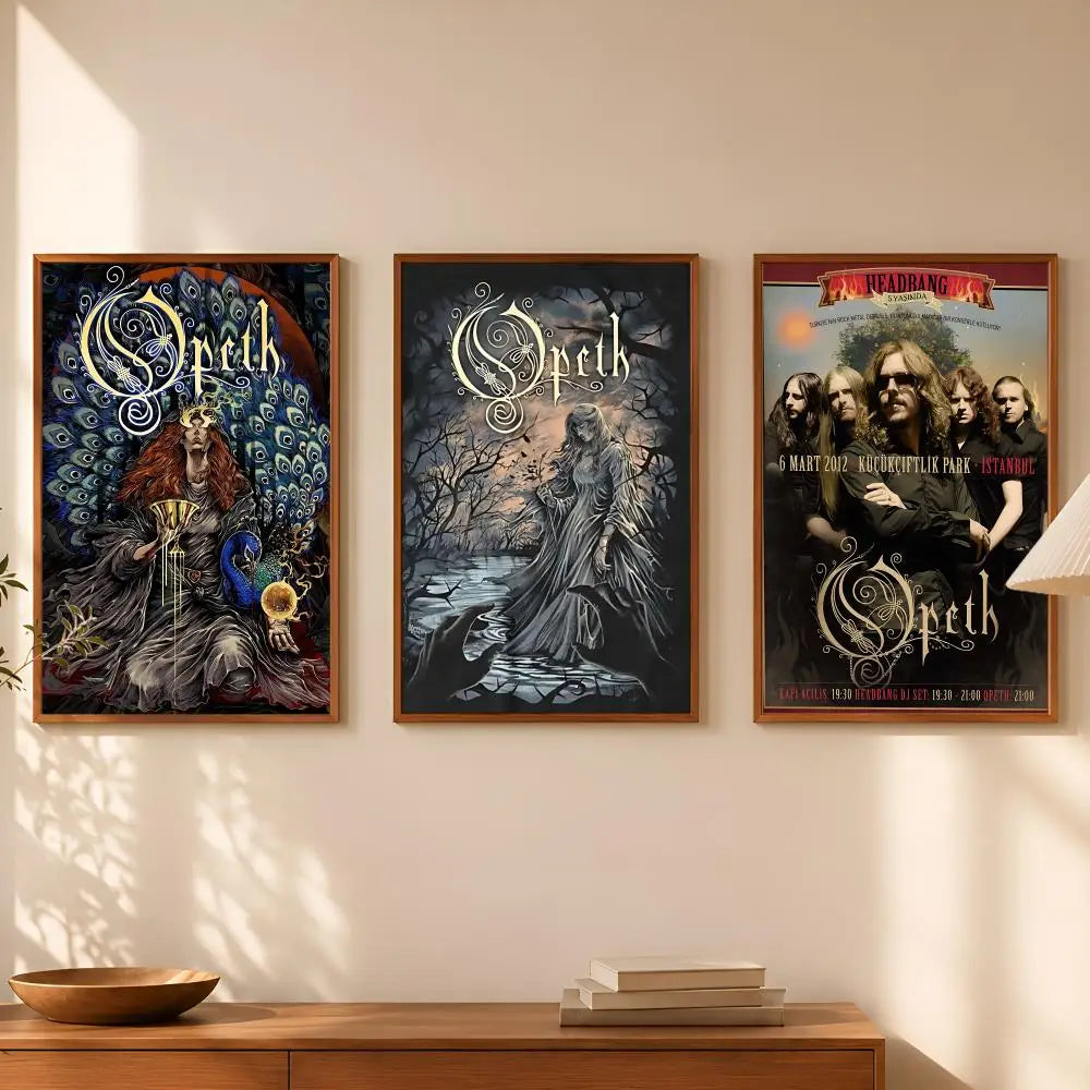 Opeth Band Poster – Self-Stick HD Waterproof Wall Art Wall Art Poster Axl