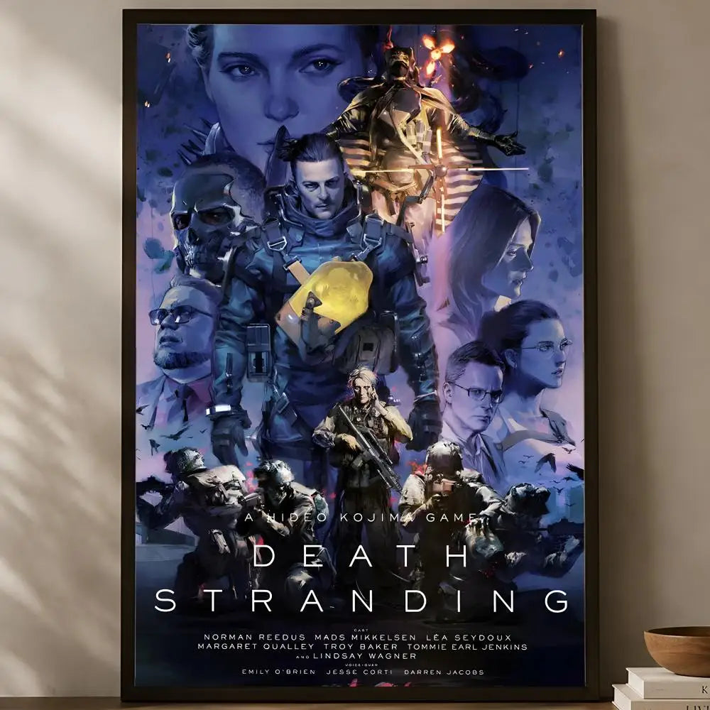 Death Stranding PVC Wall Poster – Self-Stick HD Game Decor Gaming Wall Poster Axl White12 40X50cmNoframe