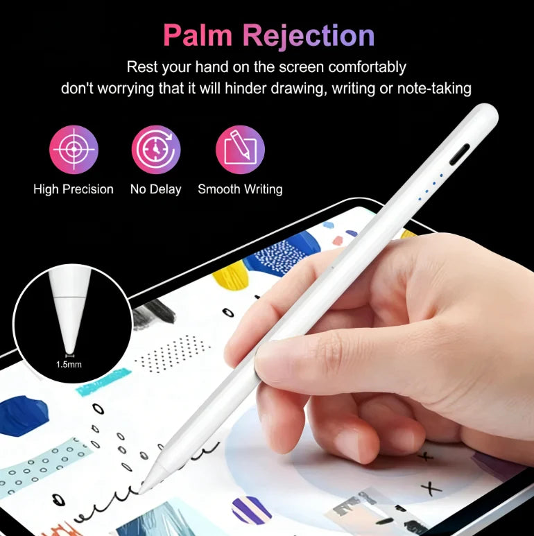iPad Stylus Pen – Palm Rejection, Tilt & Magnetic Charging Tablet Stylus Pen Axl