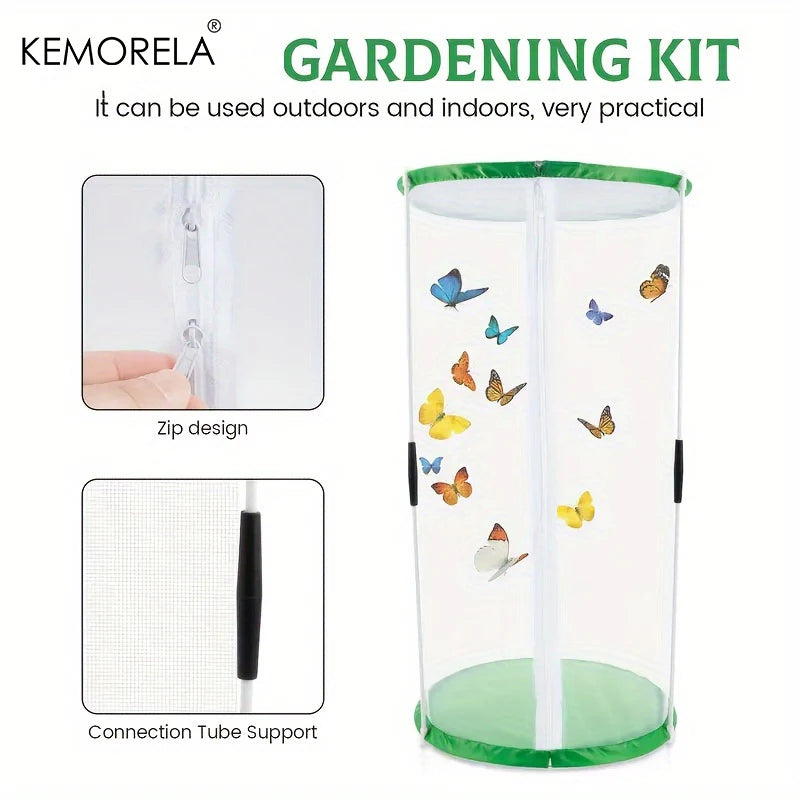 PVC Clear Mini Greenhouse Insect & Plant Observation Cage Mini Greenhouse Cage Axl