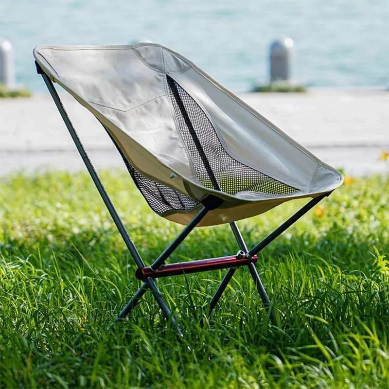 Portable Folding Camping Chair – Aluminum Frame & Carry Bag Folding Camping Chair Axl