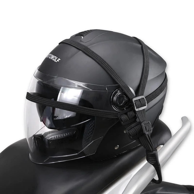 60cm Motorcycle Luggage Strap – Elastic Helmet Bungee Net Motorcycle Luggage Strap Axl