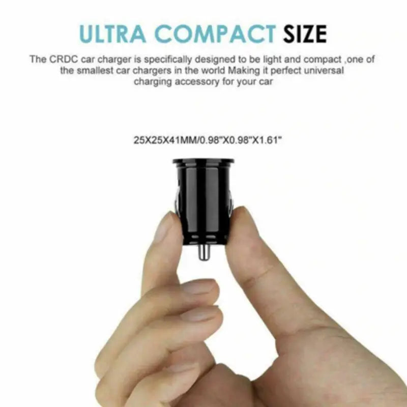 Dual USB Car Charger 2.4A – Fast Charging for All Phones USB Car Charger Axl