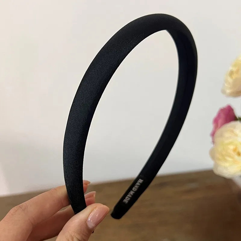 Korean Retro Headbands – Thin Solid Hair Hoops for Women Hair Headband Axl