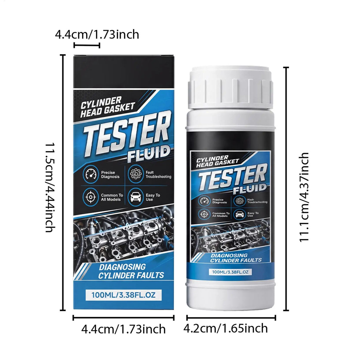 100ml Combustion Leak Detector Fluid | Head Gasket Test Leak Detector Fluid Axl