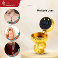 OLED Digital Gilded Ring Counter Pendant – Rechargeable Digital Counter Pendant Axl Gold