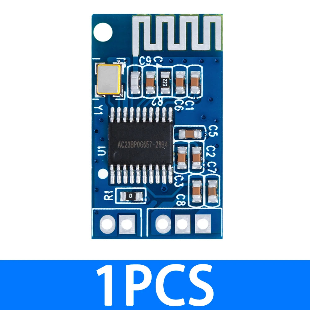 CA-6928 Mono Bluetooth 5.0 Audio Receiver Module Amplifier Board Bluetooth Audio Module Axl 1PCS blue