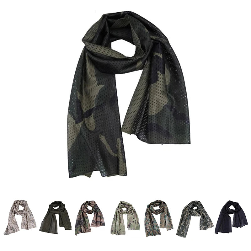 Tactical Mesh Scarf & Breathable Headband – 150×50cm Tactical Mesh Scarf Axl