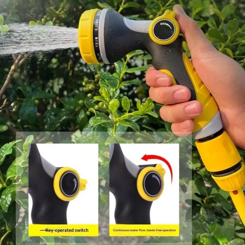 10-Mode Garden Hose Nozzle Sprayer – Heavy Duty Handheld Garden Hose Nozzle Axl