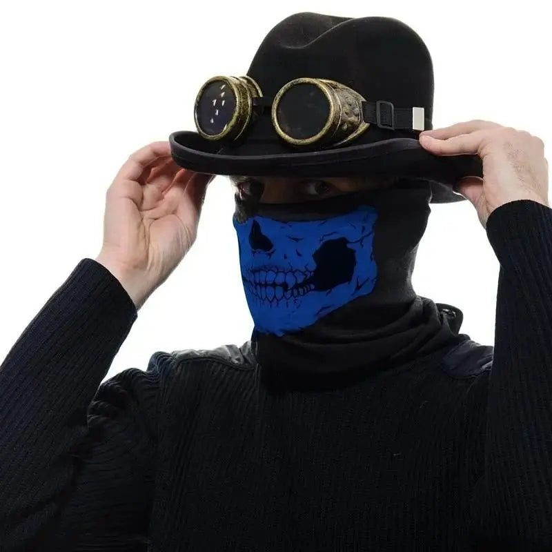 Skull Neck Gaiter Balaclava – Seamless Multifunctional Turban Neck Gaiter Mask Axl
