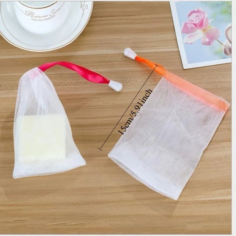 10-Pack Soap Foaming Mesh Bags for Shower | Lather Net Bags Soap Mesh Bag Axl