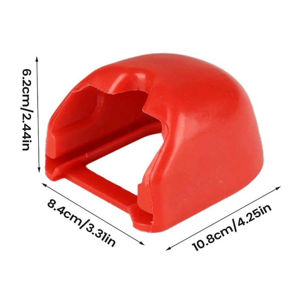 Red Trailer Hitch Ball Cover – ABS Dust Cap for RV & SUV Trailer Hitch Cover Axl Red