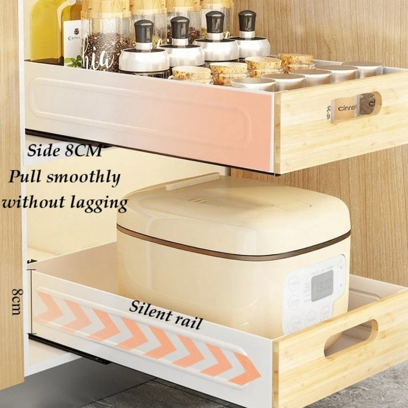 Sliding Cabinet Storage Drawer – Multifunctional Kitchen Organizer Cabinet Storage Drawer Axl
