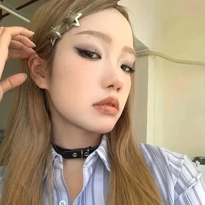 Silver Star Hair Clips – Metal Snap Barrettes & Hairpins for Girls Hair Clips Barrettes Axl