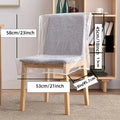 Transparent PVC Dining Chair Cover with Backrest – Dustproof Chair Cover Axl 1pcs
