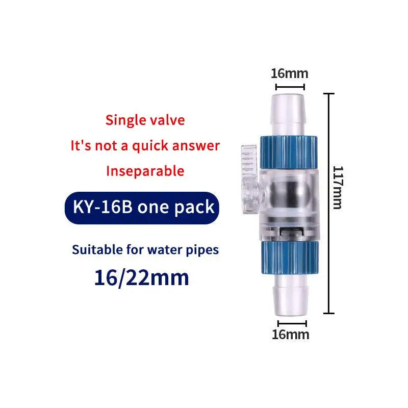Aquarium Filter Quick Release Valve Connector 12/16/20mm Aquarium Filter Accessory Axl 02