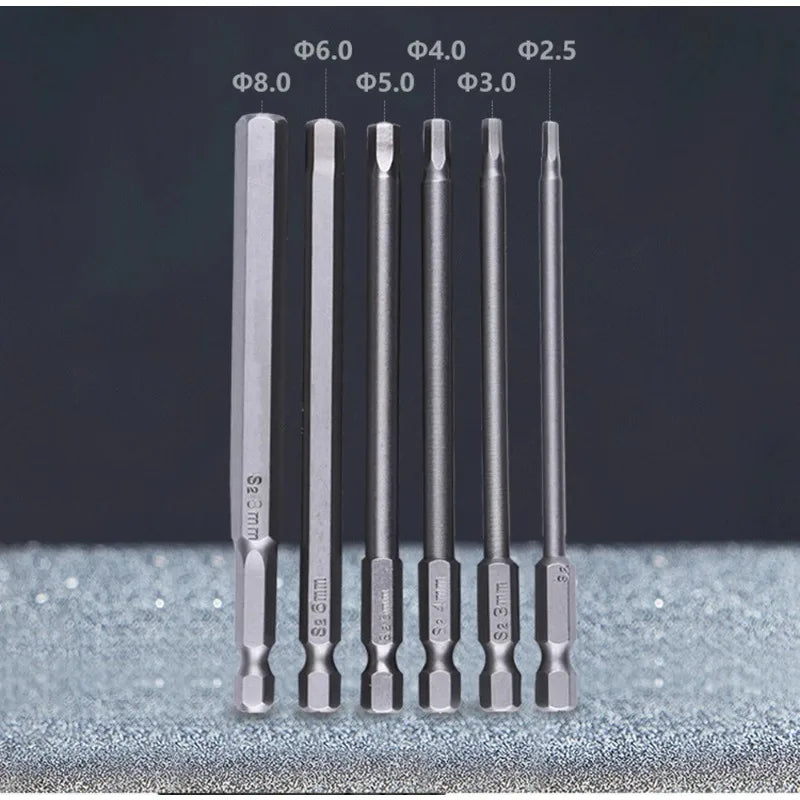 100mm Metric Hex Allen Drill Bits Set – Hexagonal Screwdriver Hex Drill Bit Set Axl