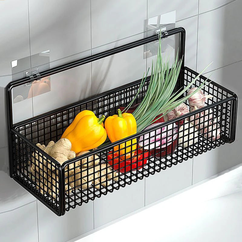 No-Drill Wall Mount Bathroom Shelf & Kitchen Storage Rack Wall Mount Shelf Axl
