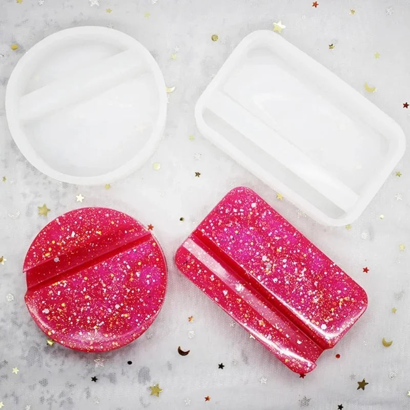 Epoxy Resin Phone Holder Silicone Mold – DIY Casting Craft Resin Casting Mold Axl