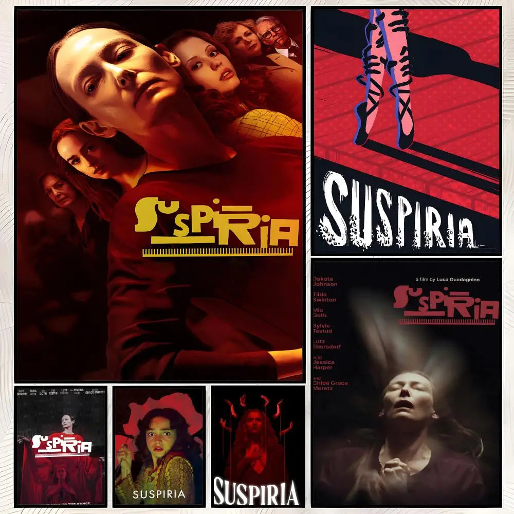 Suspiria Movie Poster – Self-Stick HD PVC Waterproof Wall Art Movie Wall Poster Axl